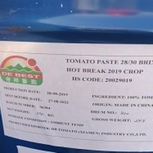 28-30% Hot Break Aseptic Tomato Paste 220L  28-30% Hot Break Aseptic Tomato Paste 220L