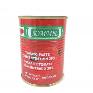 Canned tomato paste 400g 