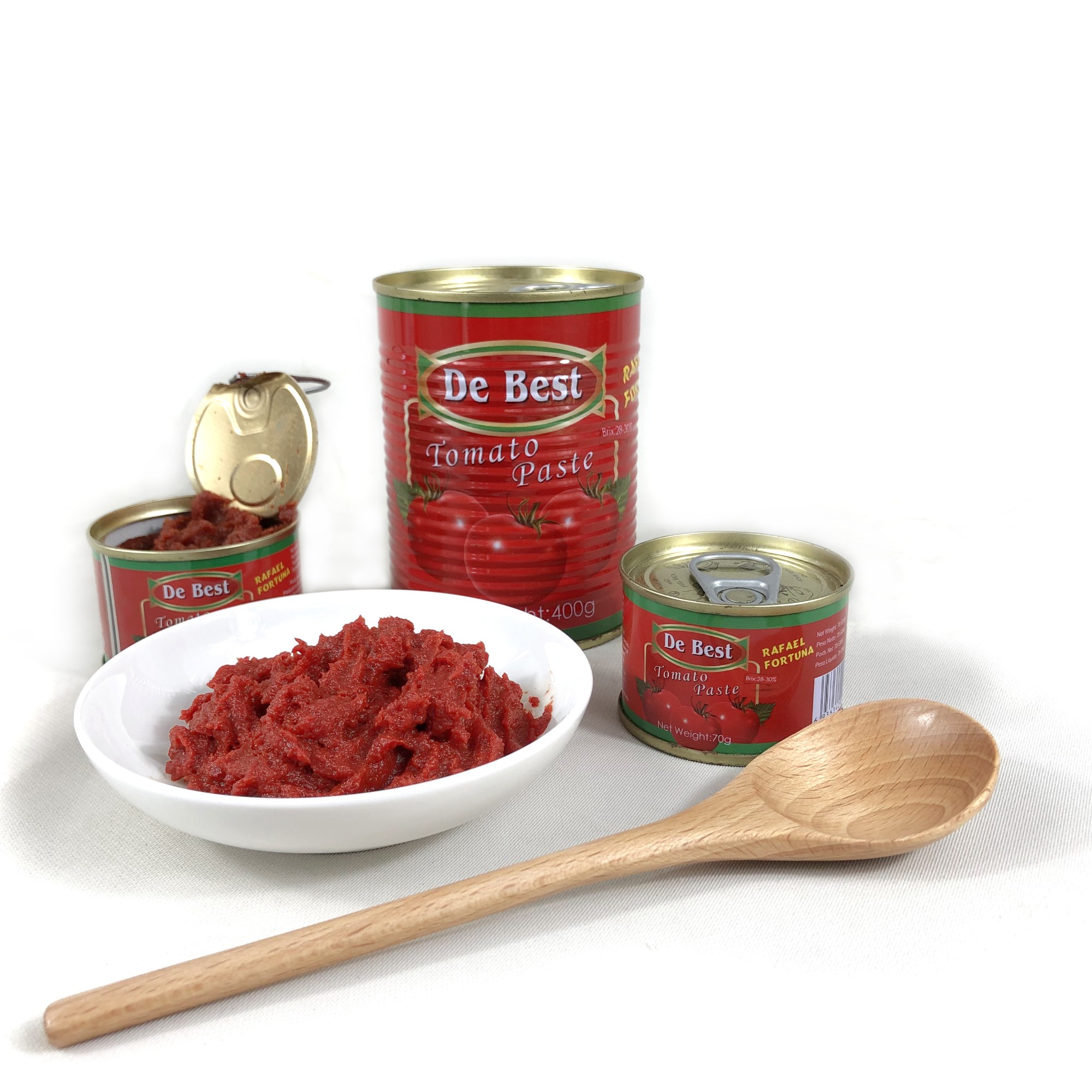 Canned tomato paste 400g 